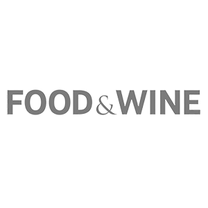 Food and Wine logo black and white