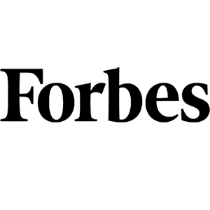 Forbes logo black and white