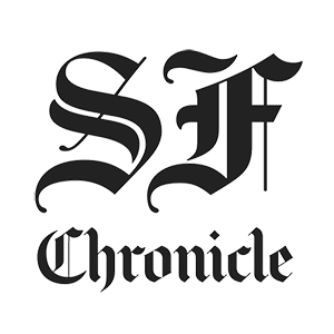 San Francisco Chronicle logo in black and white